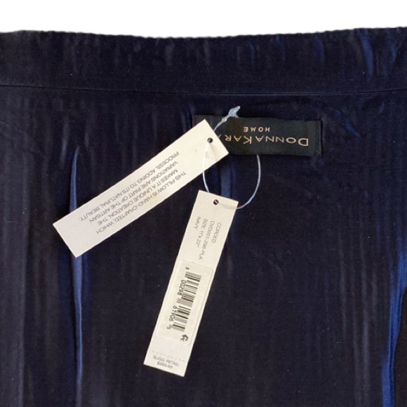 NWT Donna Karan Home Corded Silk Pillow Cover Sham - Picture 5 of 7